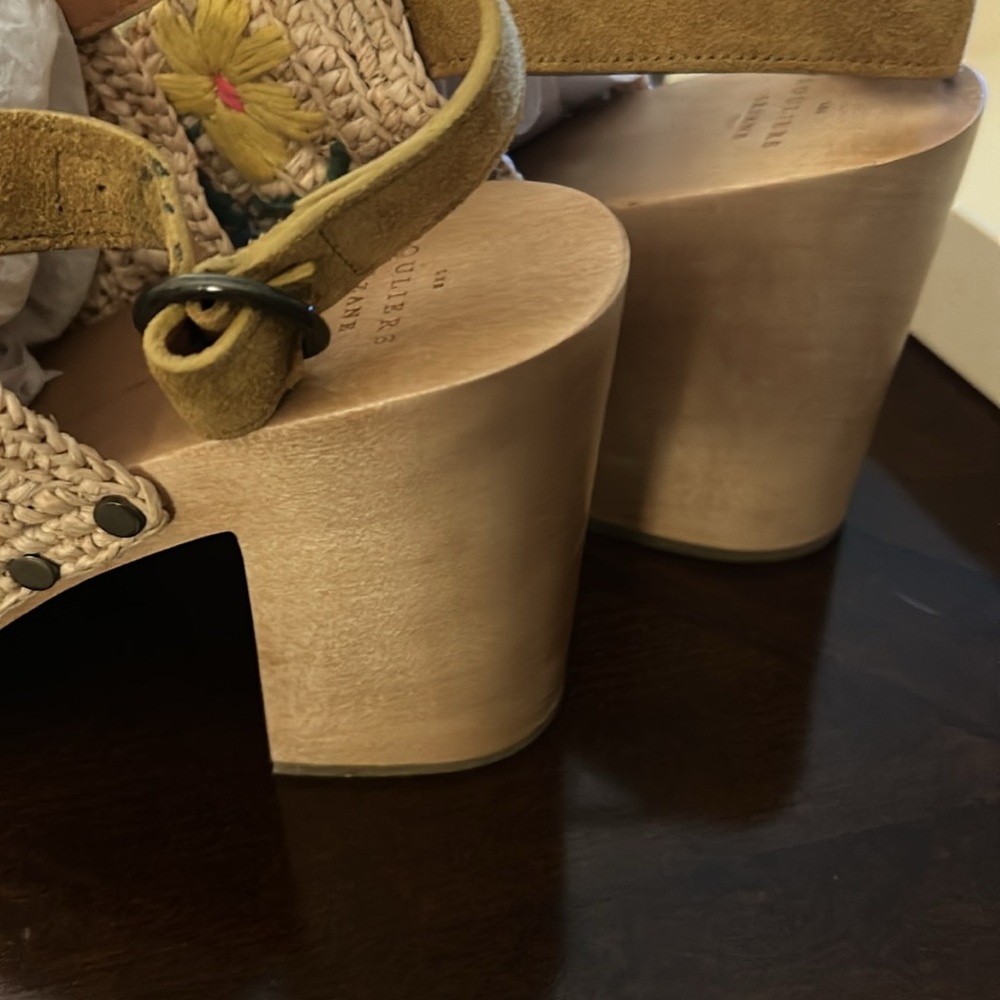 Sézane clogs Raphia Flueri BNWT💐💐💐💐 - Picture 5 of 11